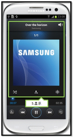 三星I9308如何通过S Beam传输音乐或视频文
